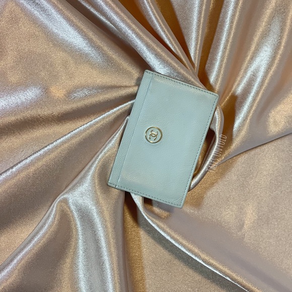 Chanel Vintage Blue Card holder - Picture 1 of 3